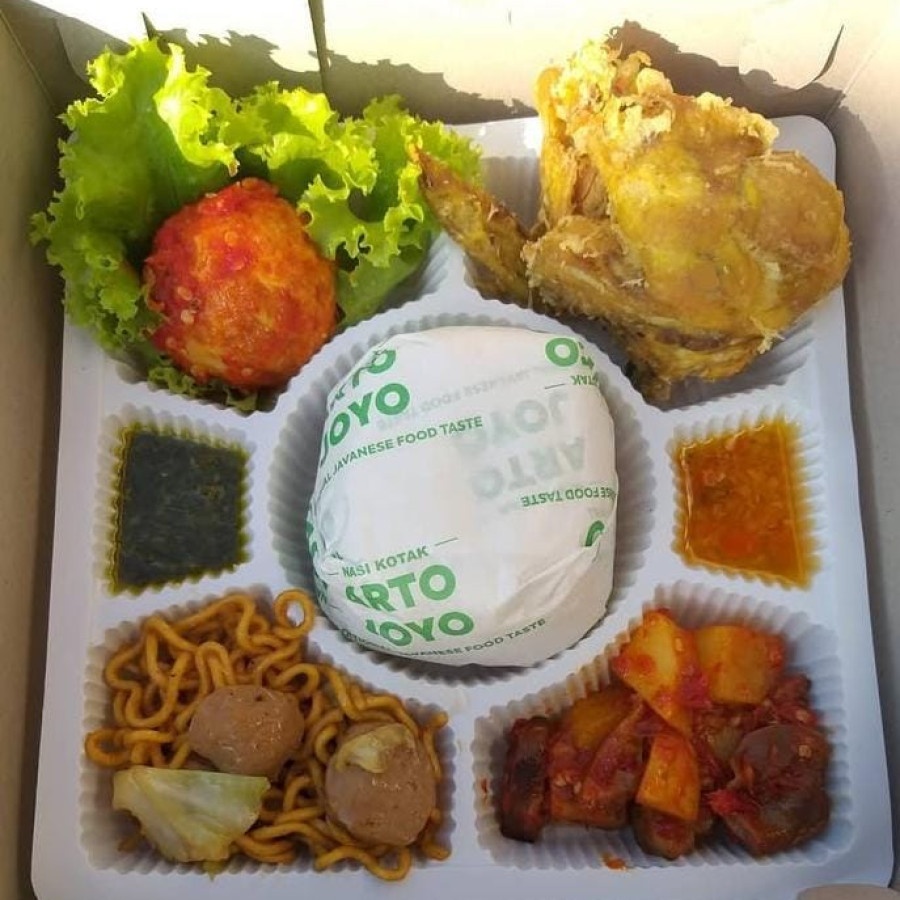 PAKET NASI RAMES DUS - depan