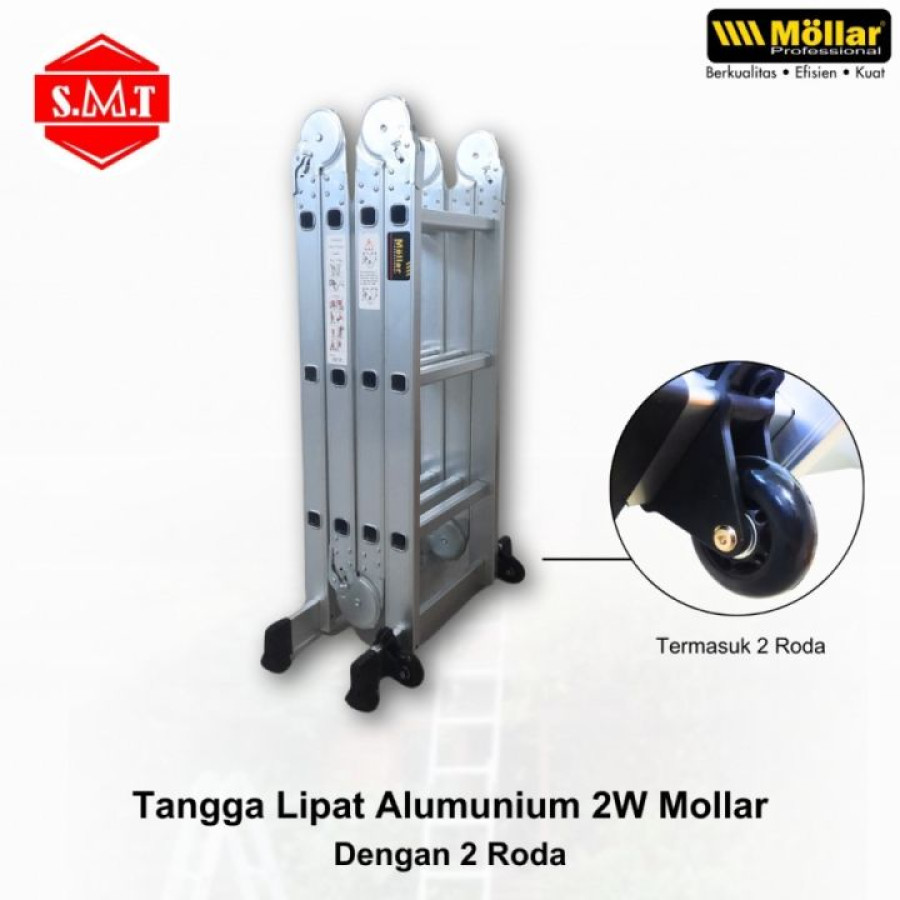Tangga Lipat Multifungsi Mollar 2W 4x3 - utama