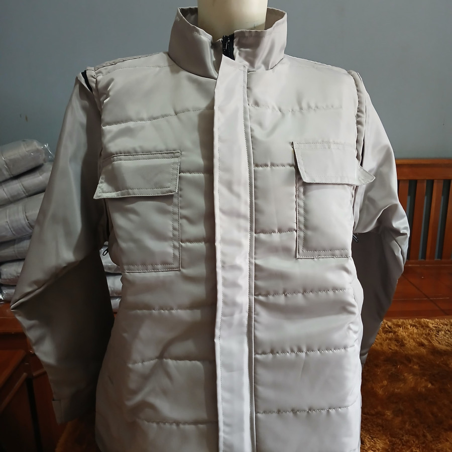 jaket rompi bisa 2 model - depan