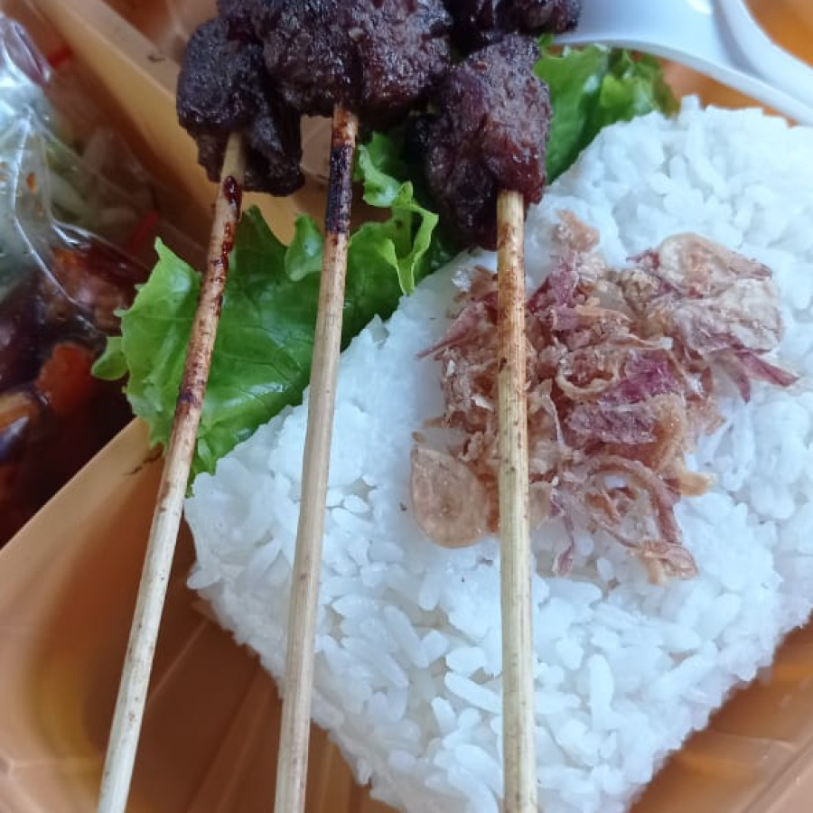 Nasi Sate Kambing - samping