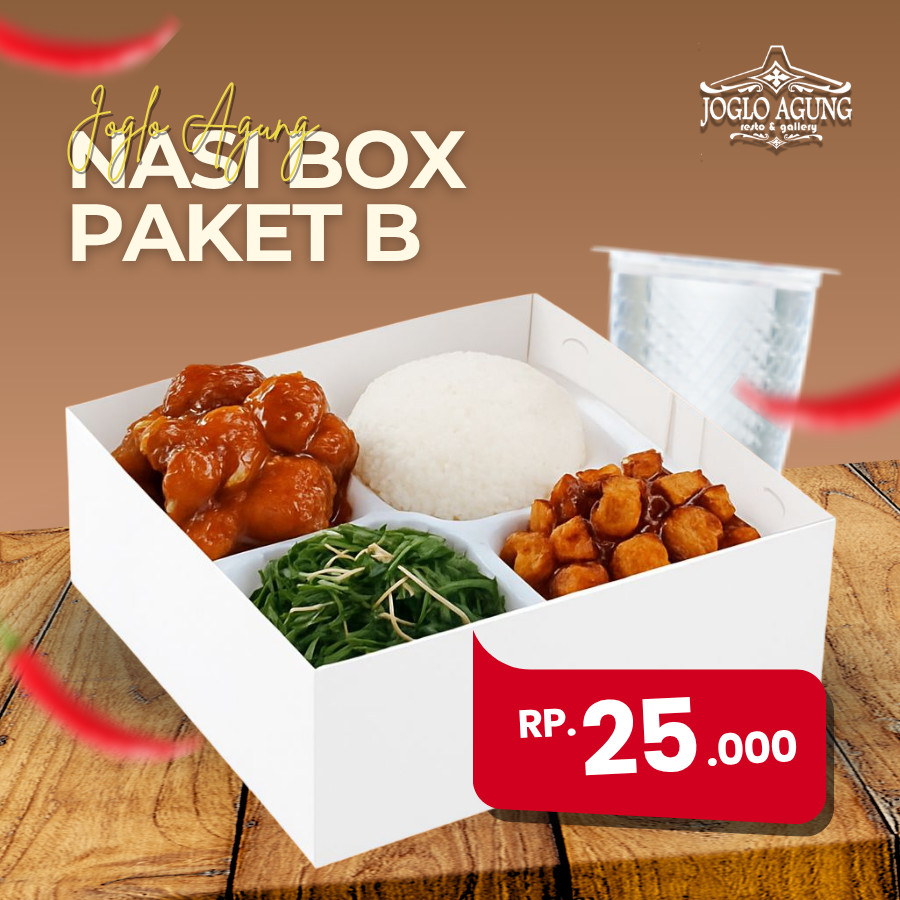 Nasi Kotak Joglo Agung (Paket B)