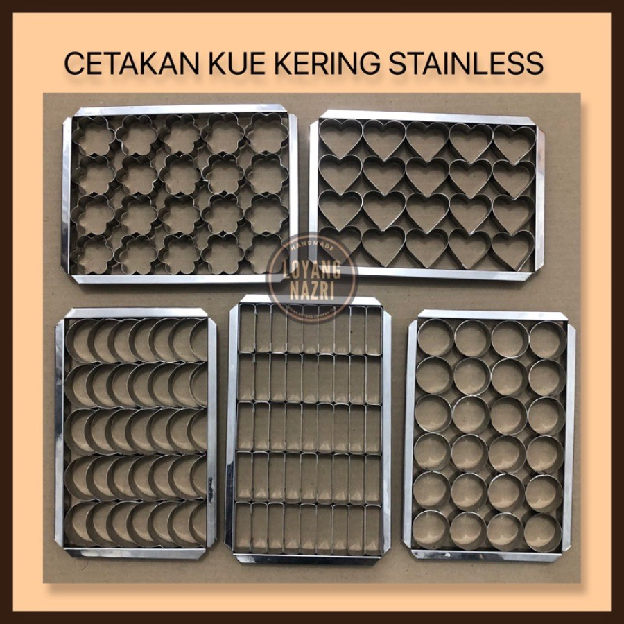 Sewa cetakan kue kering / cetakan kue kastengel praktis Cookies cutter