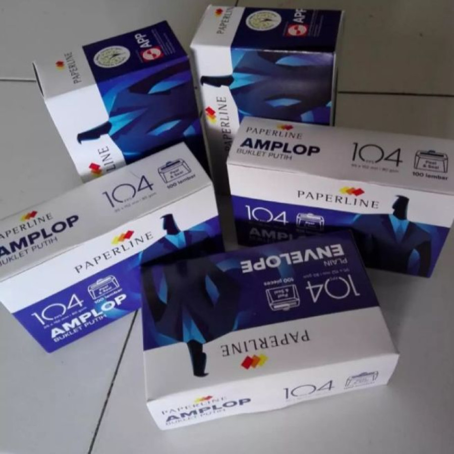 Amplop Putih Polos No. 104 Paperline - depan