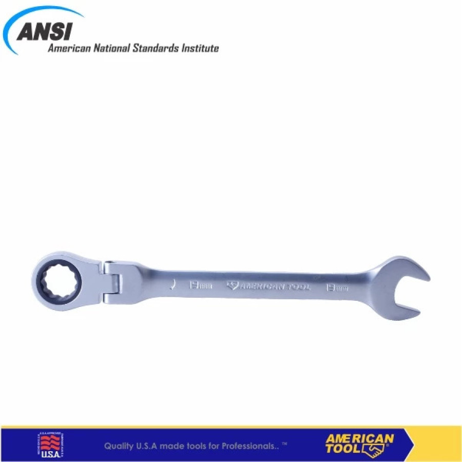 American Tool Kunci Ring Pas Ratchet Fexible 12mm 8958950