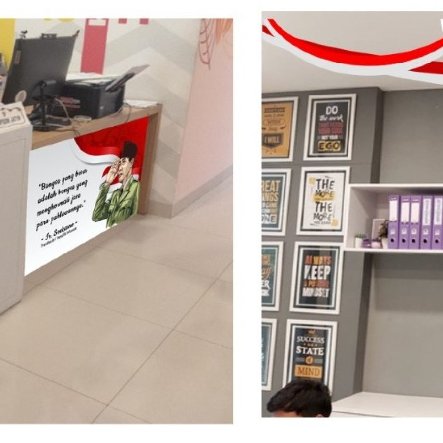 Jasa Dekorasi Tematik Peringatan Kemerdekaan RI - samping