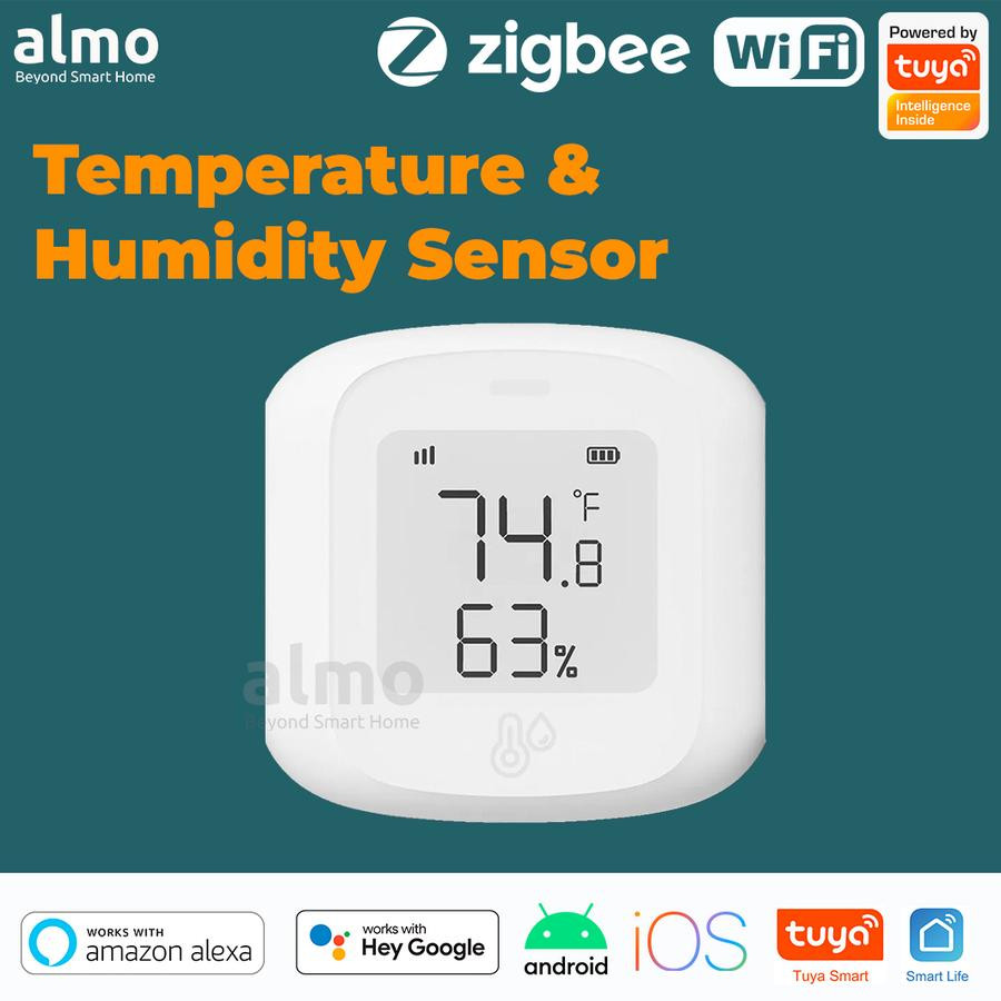 Almo Temperature and Humidity Meter (support WiFi) - depan