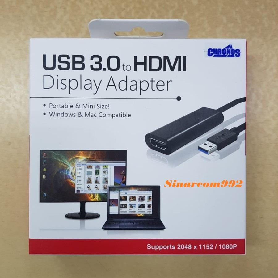 CHRONOS USB 3.0 TO HDMI ADAPTER - MULYO TEKNIK - utama