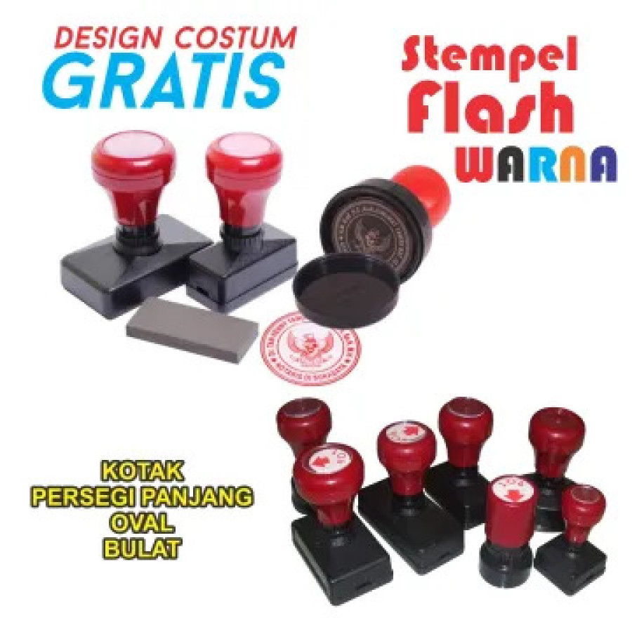 Stempel Flash Dokter Uk. 17x55 MM