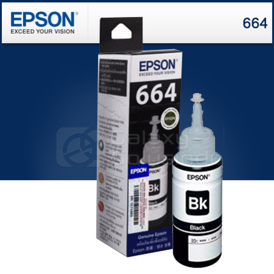 Tinta Epson 664 Black - utama
