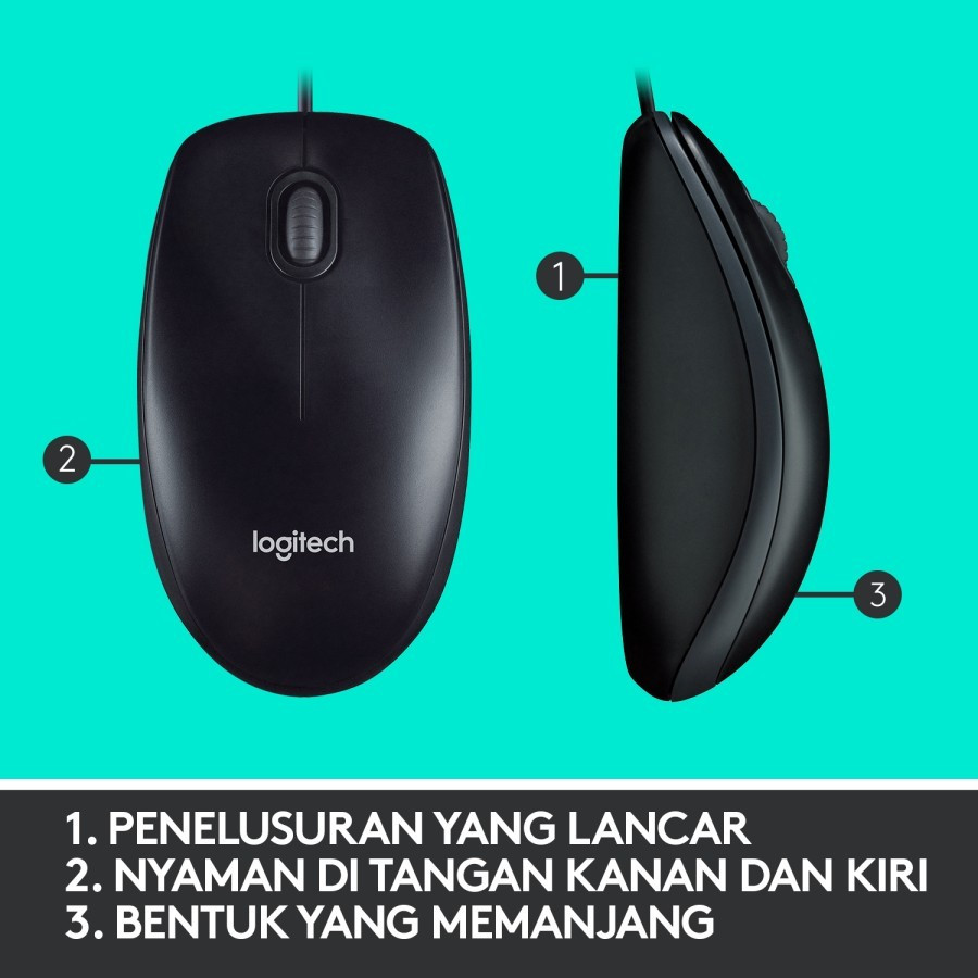 Perawatan Komputer : Mouse Logitech B100 - utama