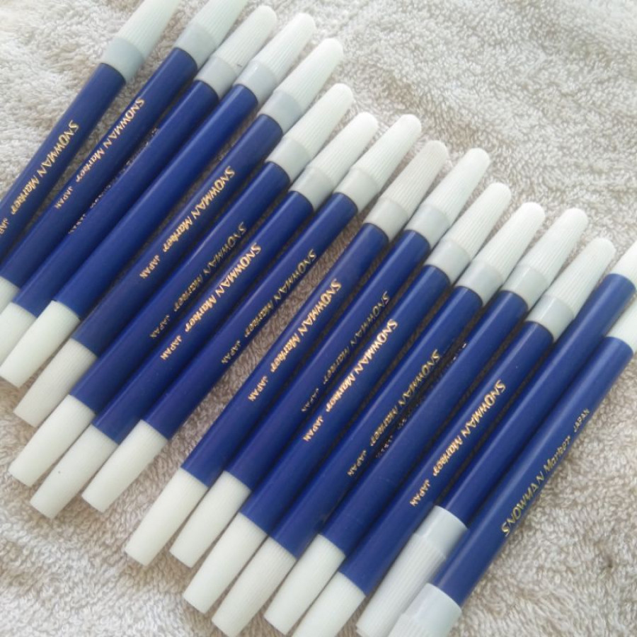 Spidol Kecil Snowman Warna Biru