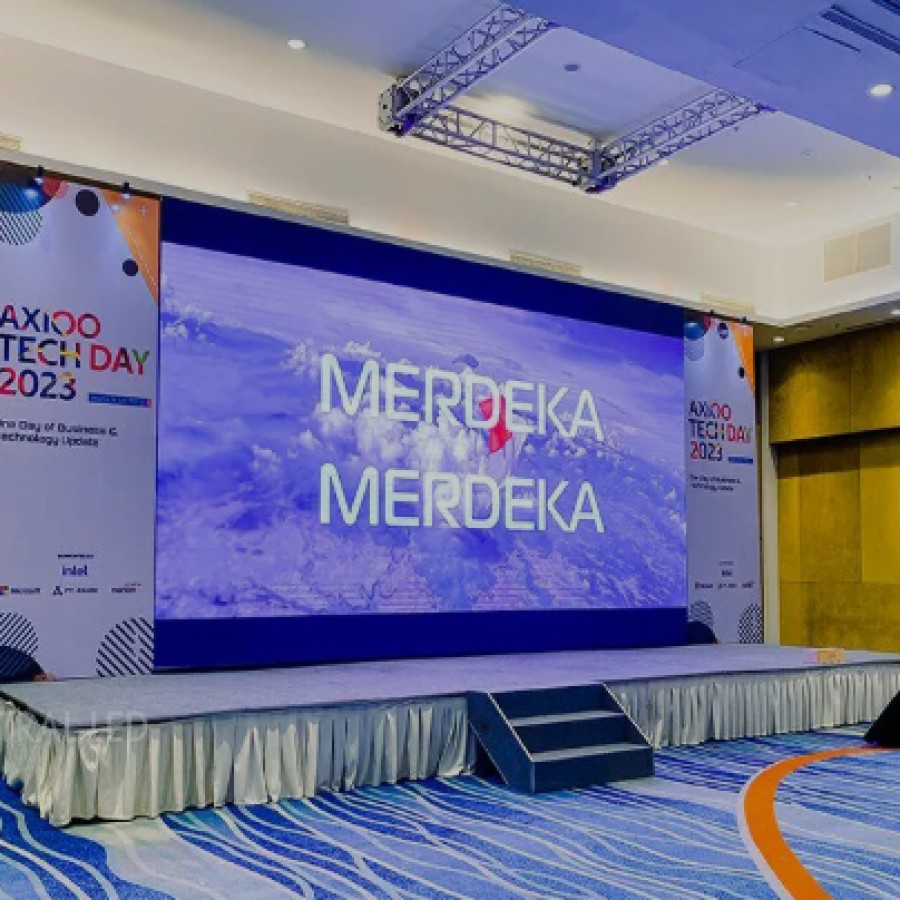 Jasa Sewa Videotron LED Indoor - depan