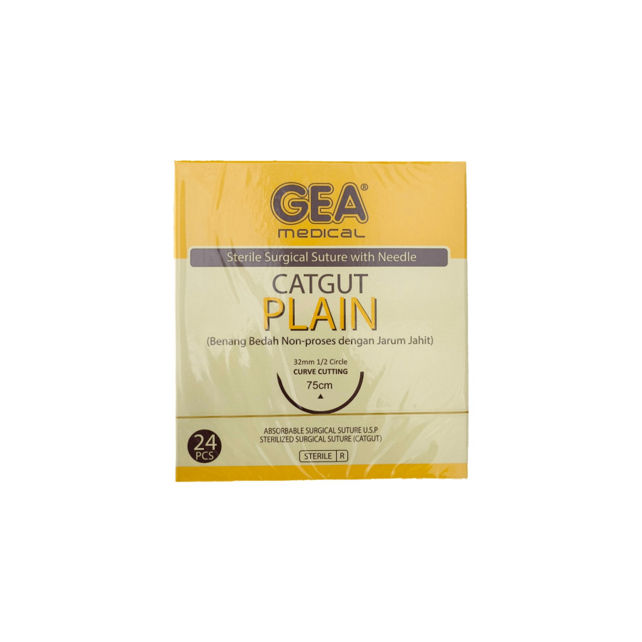 Plain suture with nedlee GEA