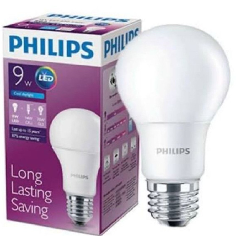 Lampu LED 9 Watt Philips - samping