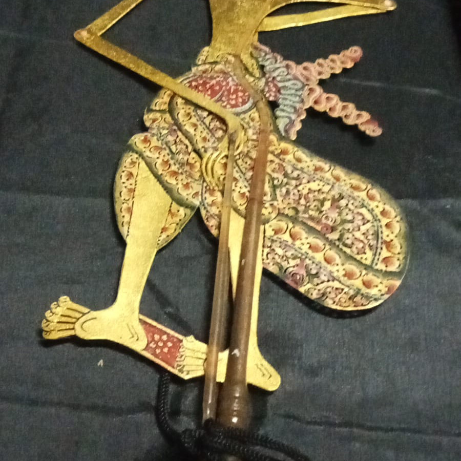 Wayang Kulit Tokoh Puntadewa - detail