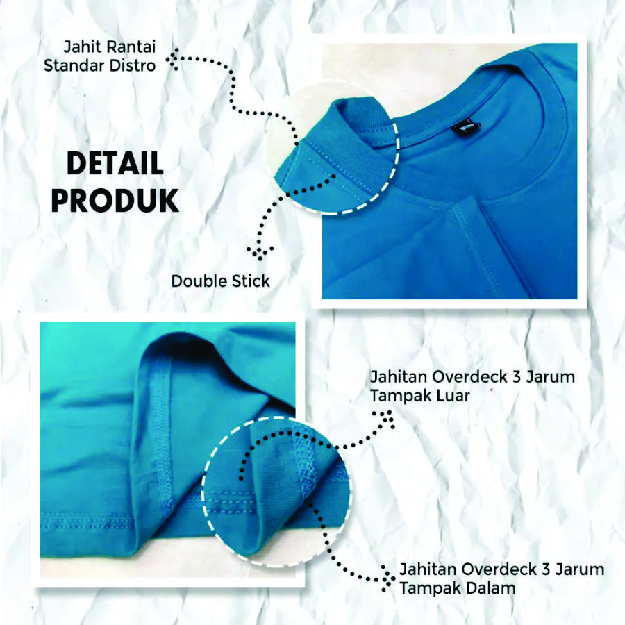 Kaos Oblong Combet 24 s / 30s premium - depan