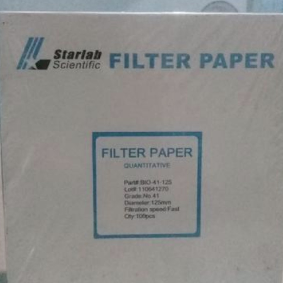 Filter Paper Starlab Grade No. 42 Dia. 125 mm, 100pcs / box