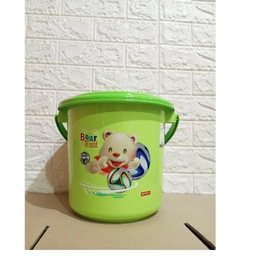 Timba Ember bahan Plastik Maspion Lion Star 2.5 liter - depan