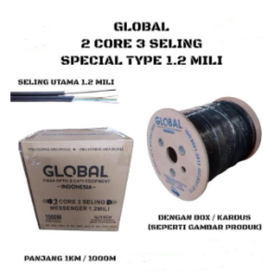 Kabel FO 2 Core - utama