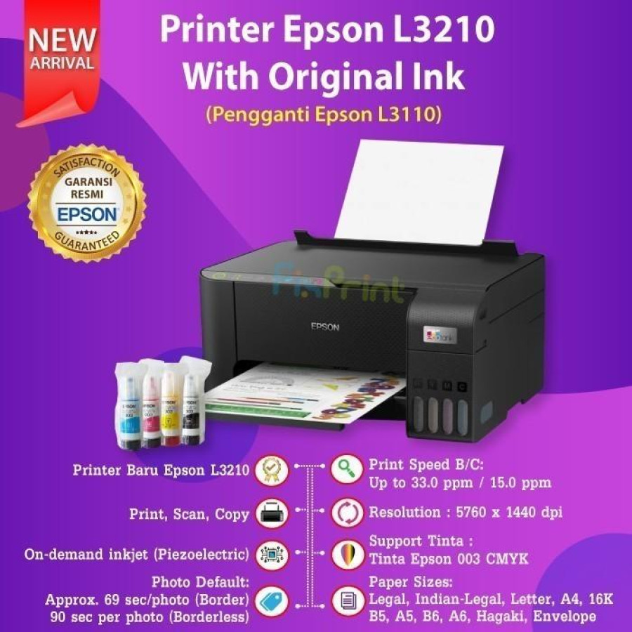 Printer dan Scan Uk.F4 Epson