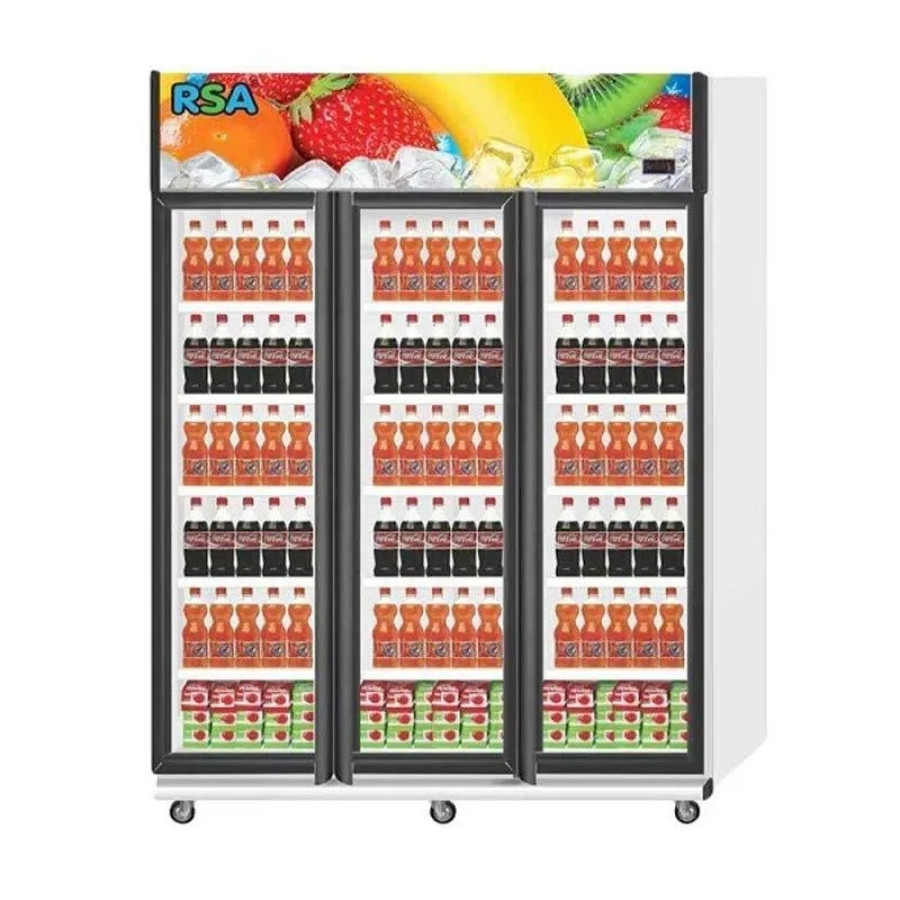 SHOWCASE 3 PINTU RSA 1350 LITER DISPLAY COOLER AMETHYST