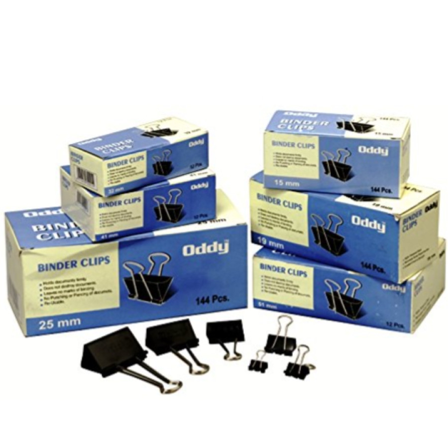 Binder clip 19 mm merk ODDO - utama