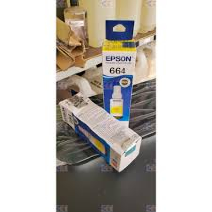 epson warna kuning 664 - samping