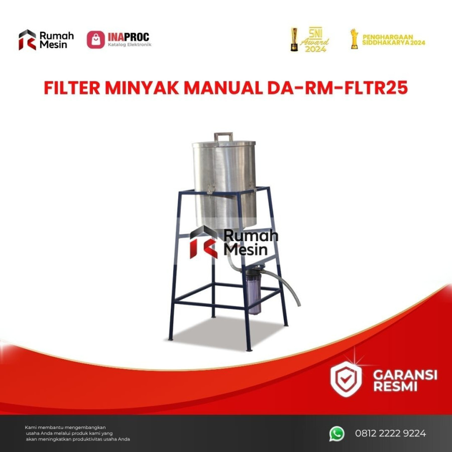 FILTER MINYAK MANUAL DA-RM-FLTR25 - utama