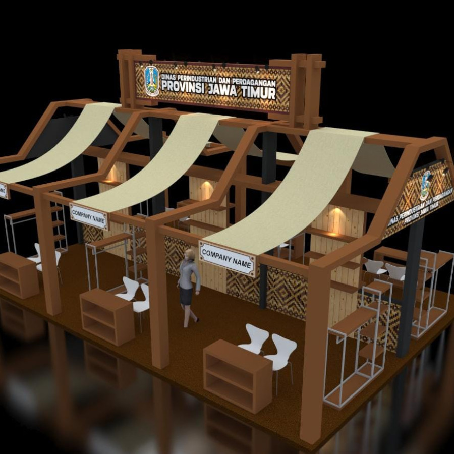 Jasa Dekorasi Stand Pameran - depan