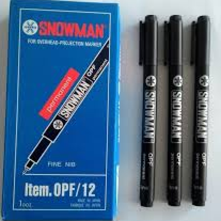 spidol snowman OPF