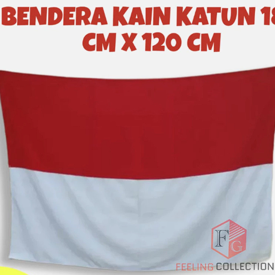 Bendera Merah Putih Ukuran 120 x 180 CM