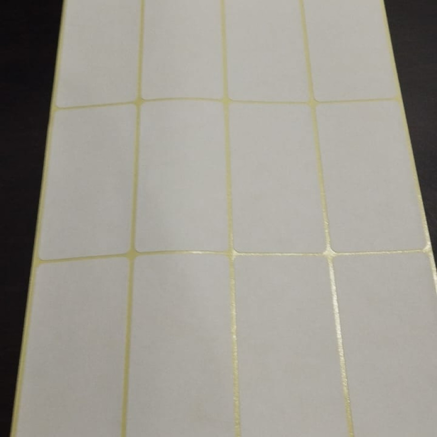 Blank Label HVS Rilis Kuning 32mm x 64mm