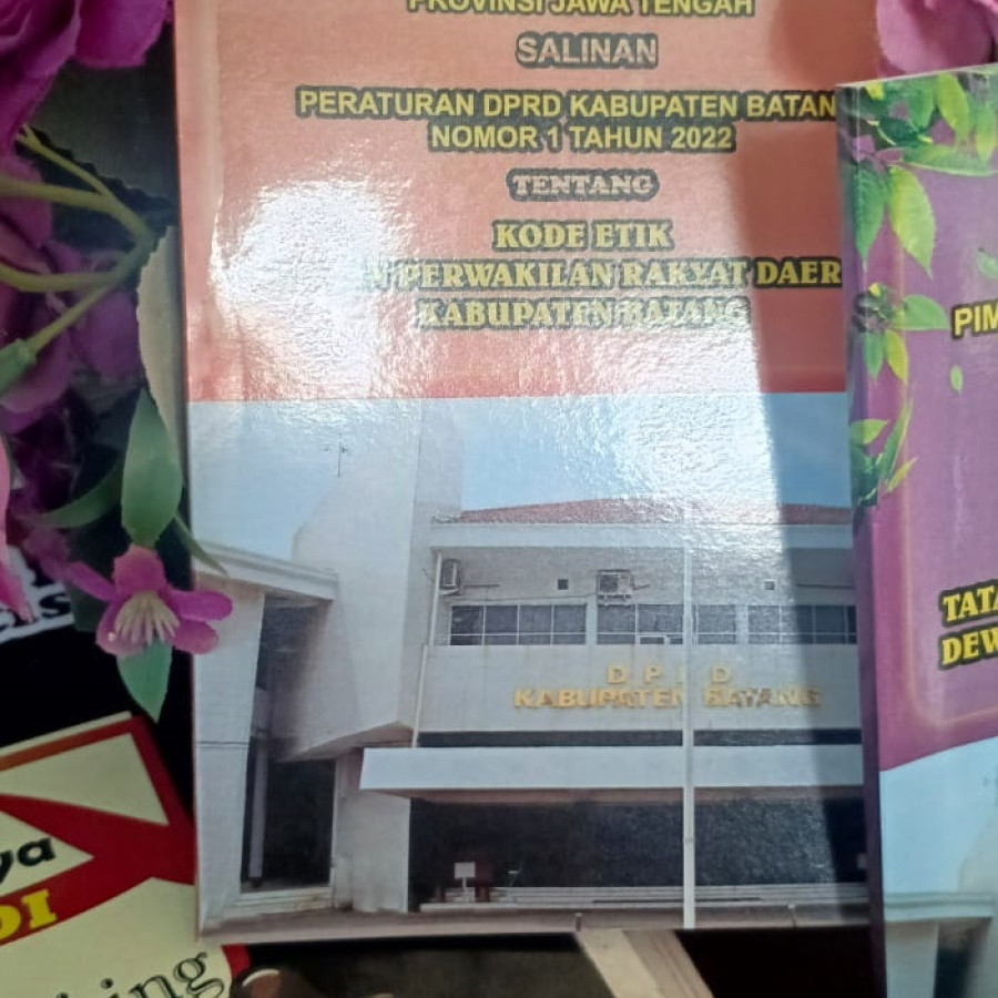 BUKU SALINAN TATA TERTIB DPRD - detail