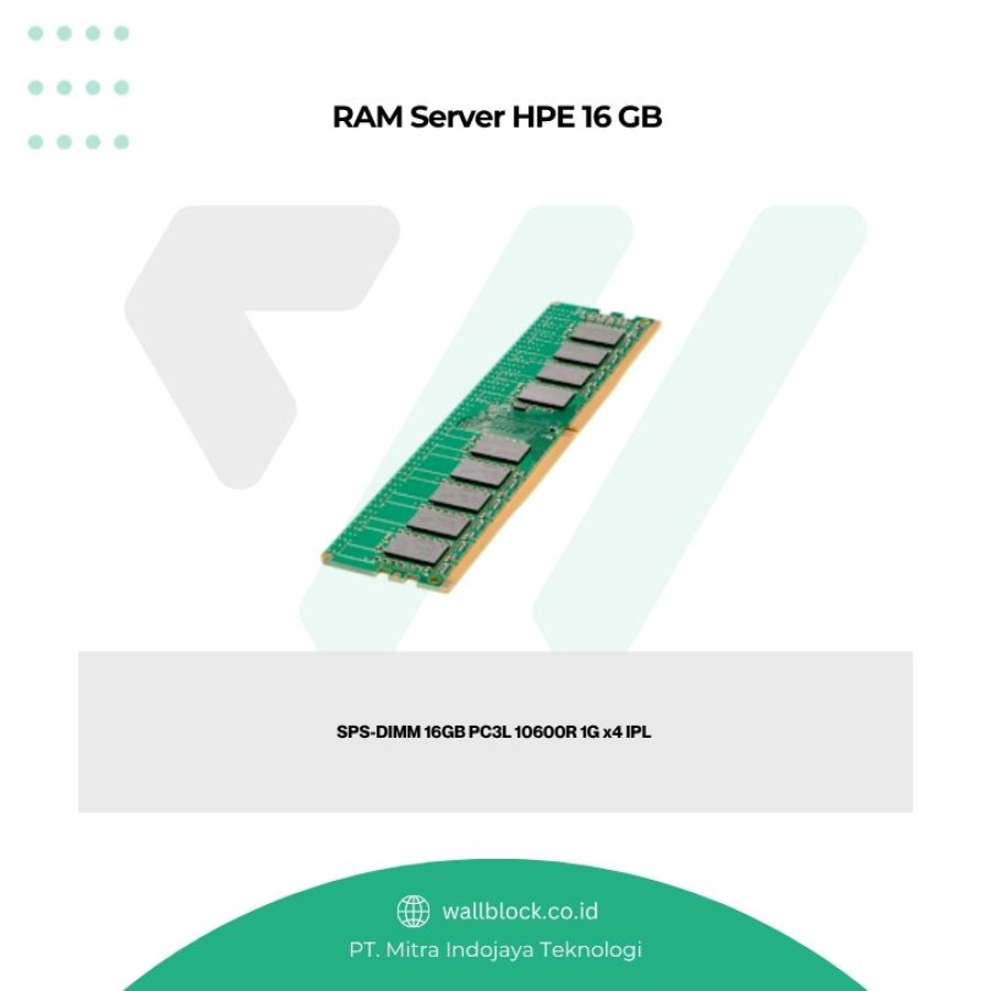 RAM SERVER Hewlett Packard Enterprise - 16 GB