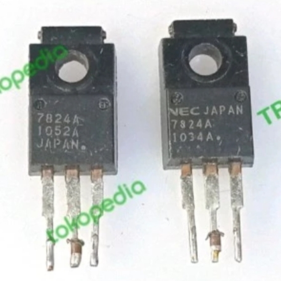 Spareparts IC regulator 7824/7812 - depan
