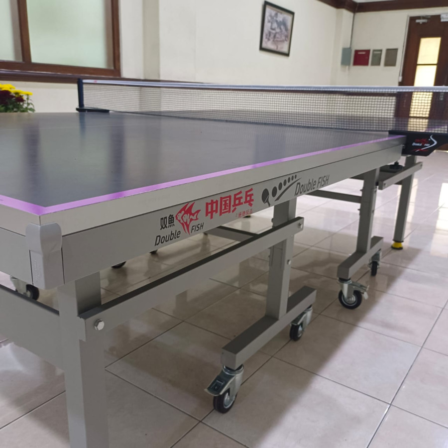 Meja Pingpong Merk Double Fish - depan