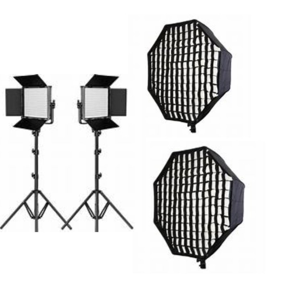 Lighting Studio GODOX (LED Video Light, Softbox with Grid, Light Stand)
