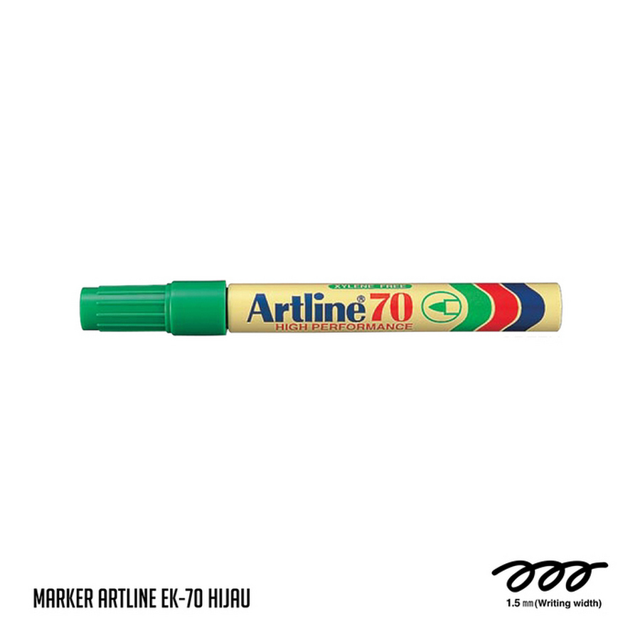Spidol Permanent ARTLINE EK70 uk 1.5 mm Hijau