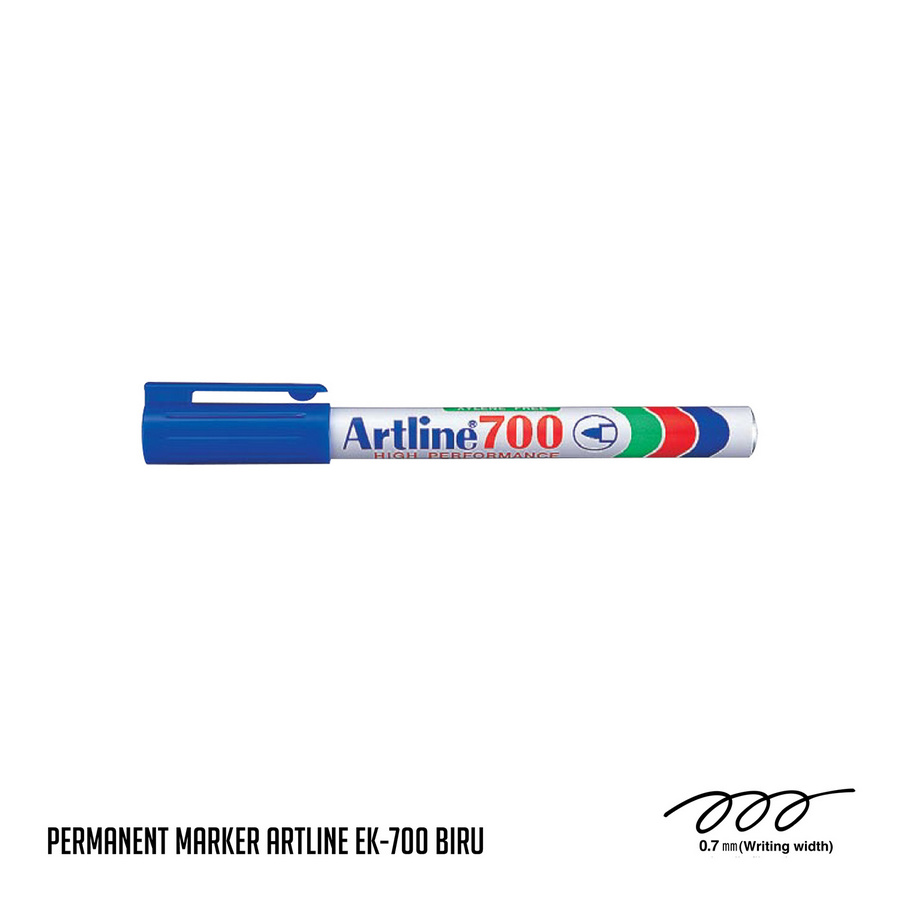 Spidol Permanent ARTLINE EK-700 uk 0.7 mm Biru