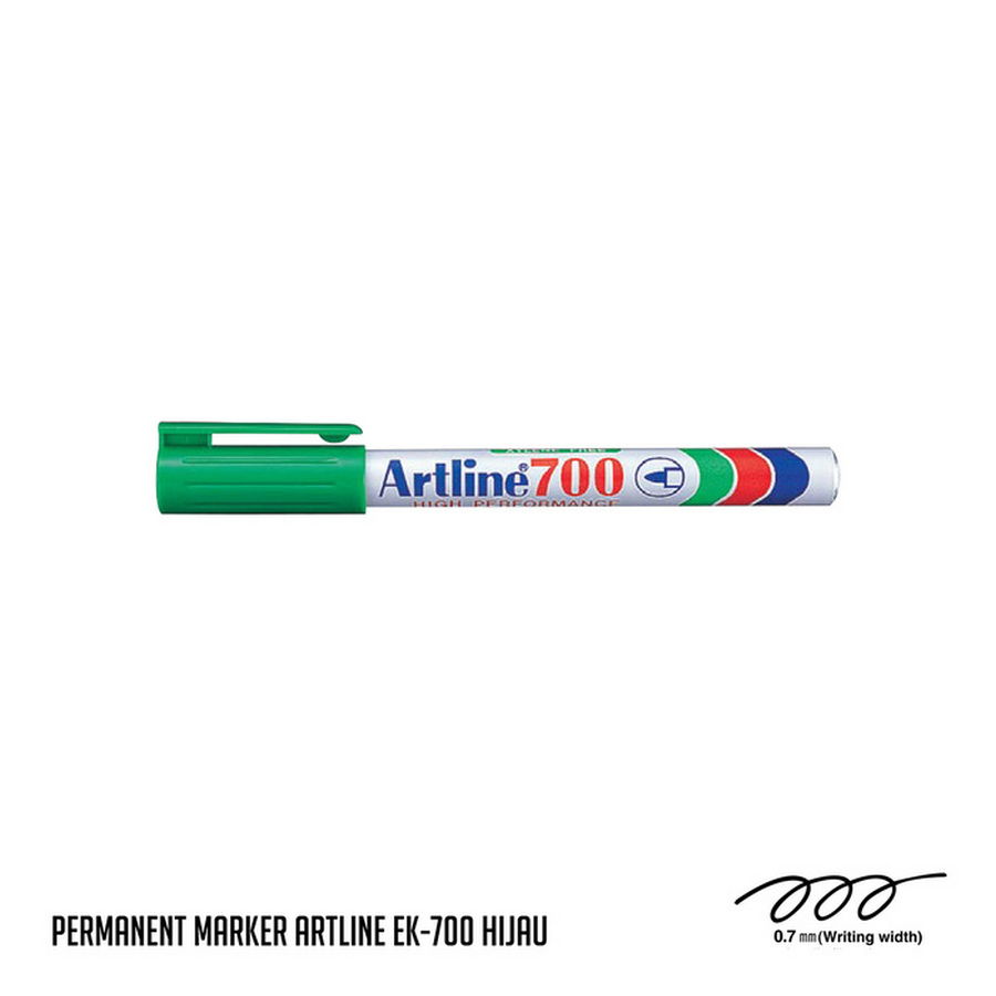 Spidol Permanent ARTLINE EK-700 uk 0.7 mm Hijau