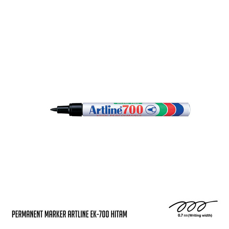 Spidol Permanent ARTLINE EK-700 uk 0.7 mm Hitam