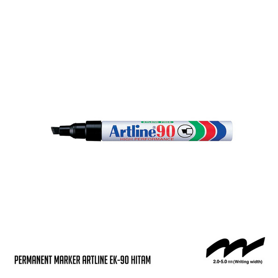 Spidol Permanent ARTLINE EK-90 2.0-5.0 mm Hitam
