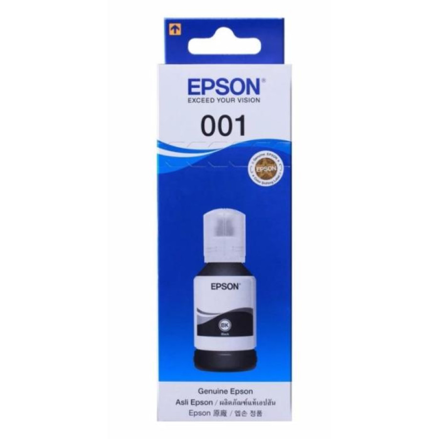 Tinta Epson 001 Black Hitam Original C13T03Y100