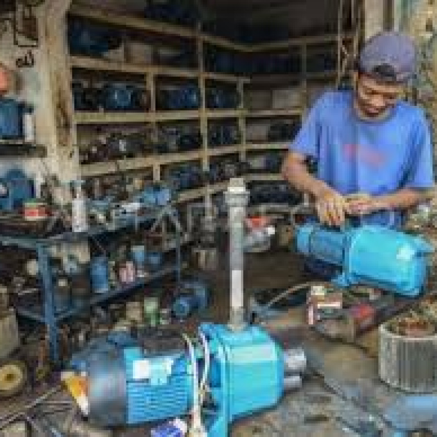 Pembaruan Pipa Hisap, Pipa Dorong dan Servis Pompa Air 1,5 PK