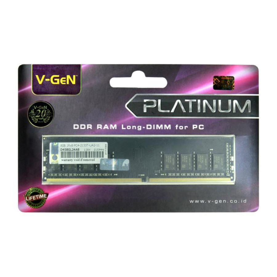 VGEN RAM DDR4 - 8GB - utama