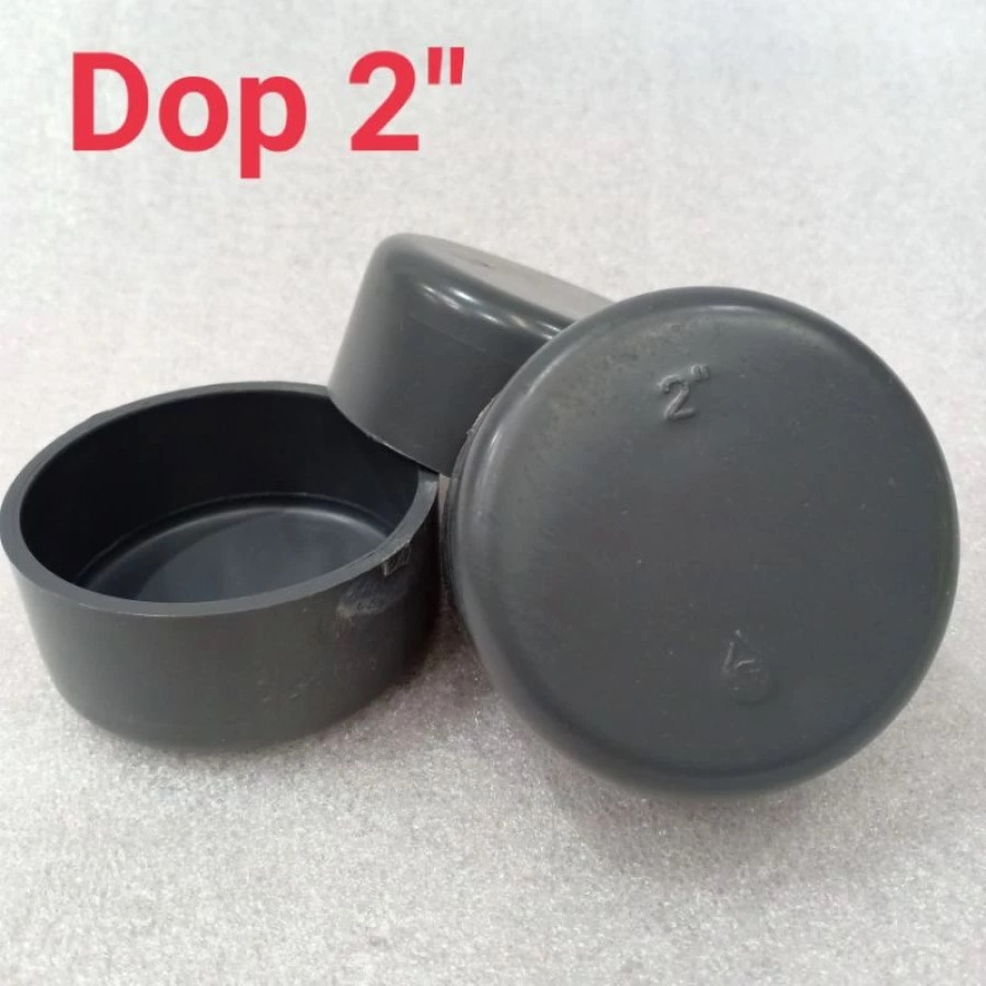 DOP TUTUP PIPA PVC 2" D MERK RUCIKA - depan