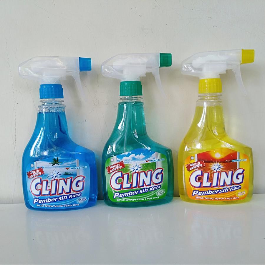 Pembersih Kaca Botol Cling Spray 440 ml - utama