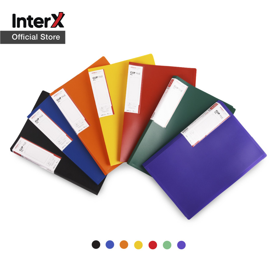 Map Jepit / Clip File Merk InterX - depan