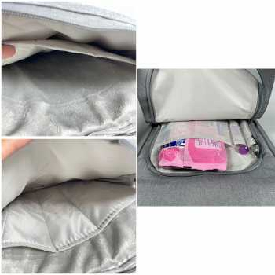 ZEST Pouch Tablet iPad Sleeve Case Storage 13 Inch with Shoulder Strap - BM1431020-13 - Gray - depan