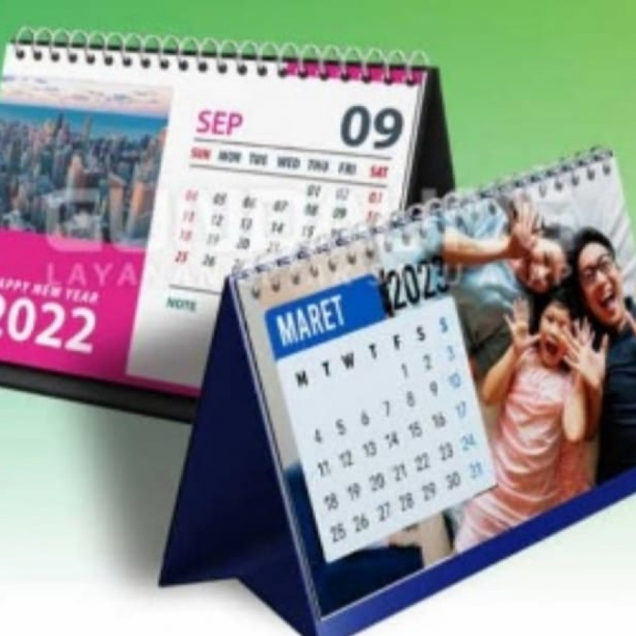 Cetakan Kalender Meja